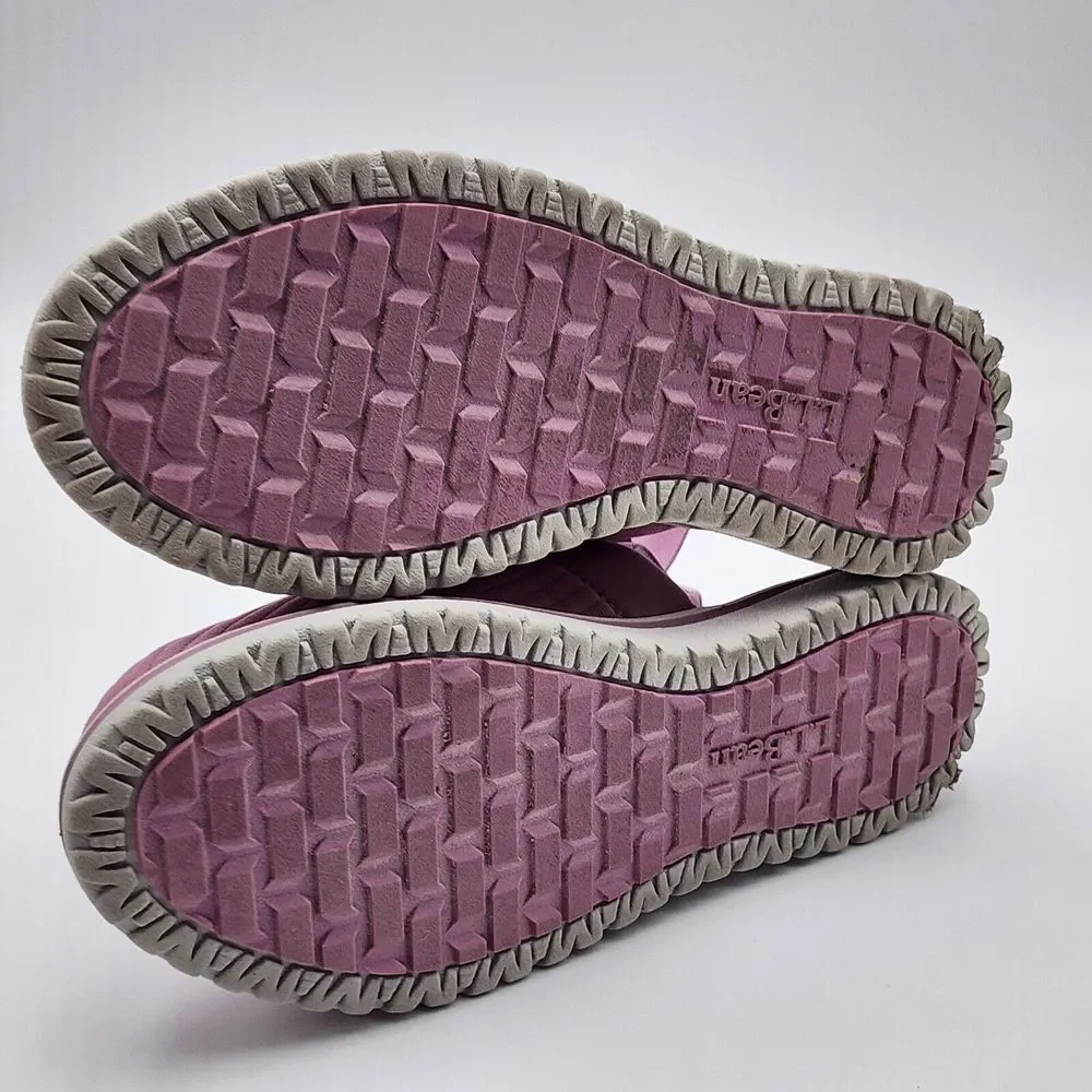 L.L. Bean Kids' Airlight Light Purple Slippers Elastic Strap Sz 5-6 Women's‎ 7-8